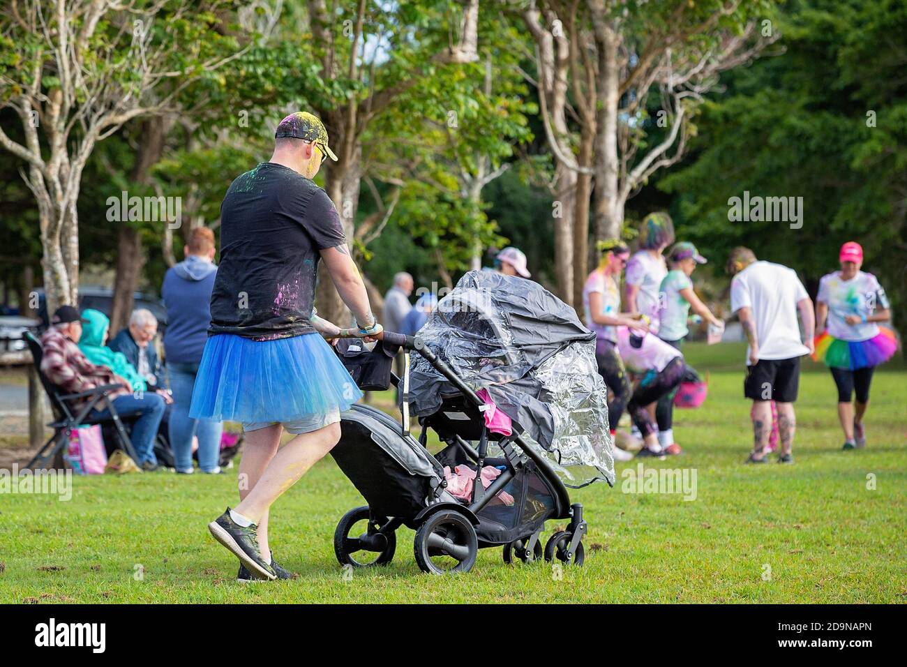MACKAY, QUEENSLAND, AUSTRALIA JUNE 2019 Unidentified man wearing a