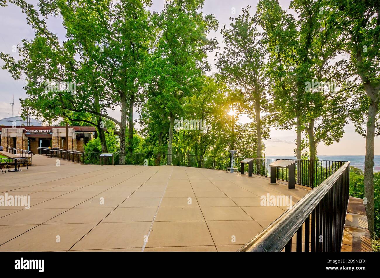 The entrance to Vulcan Center is pictured in Vulcan Park, July 19, 2015