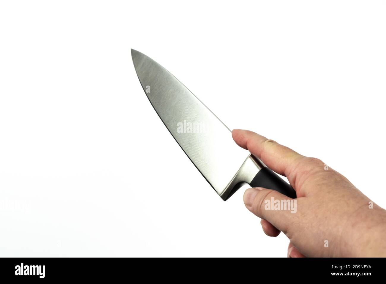 Hand holding stabbing knife hi-res stock photography and images - Alamy