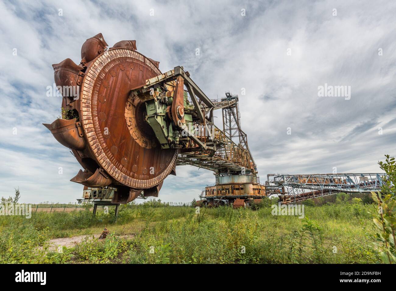 The Blue Miracle / Das Blaue Wunder / Bagger 258 giant bucket-wheel  excavator Stock Photo - Alamy