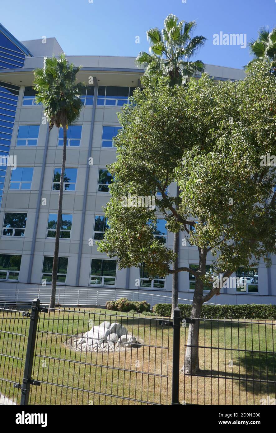 Arcadia, California, USA 4th November 2020 A general view of atmosphere of The River Phoenix Memorial Garden at The Methodist Hospital at 300 W. Huntington Drive on November 4, 2020 in Arcadia, California, USA. Photo by Barry King/Alamy Stock Photo Stock Photo