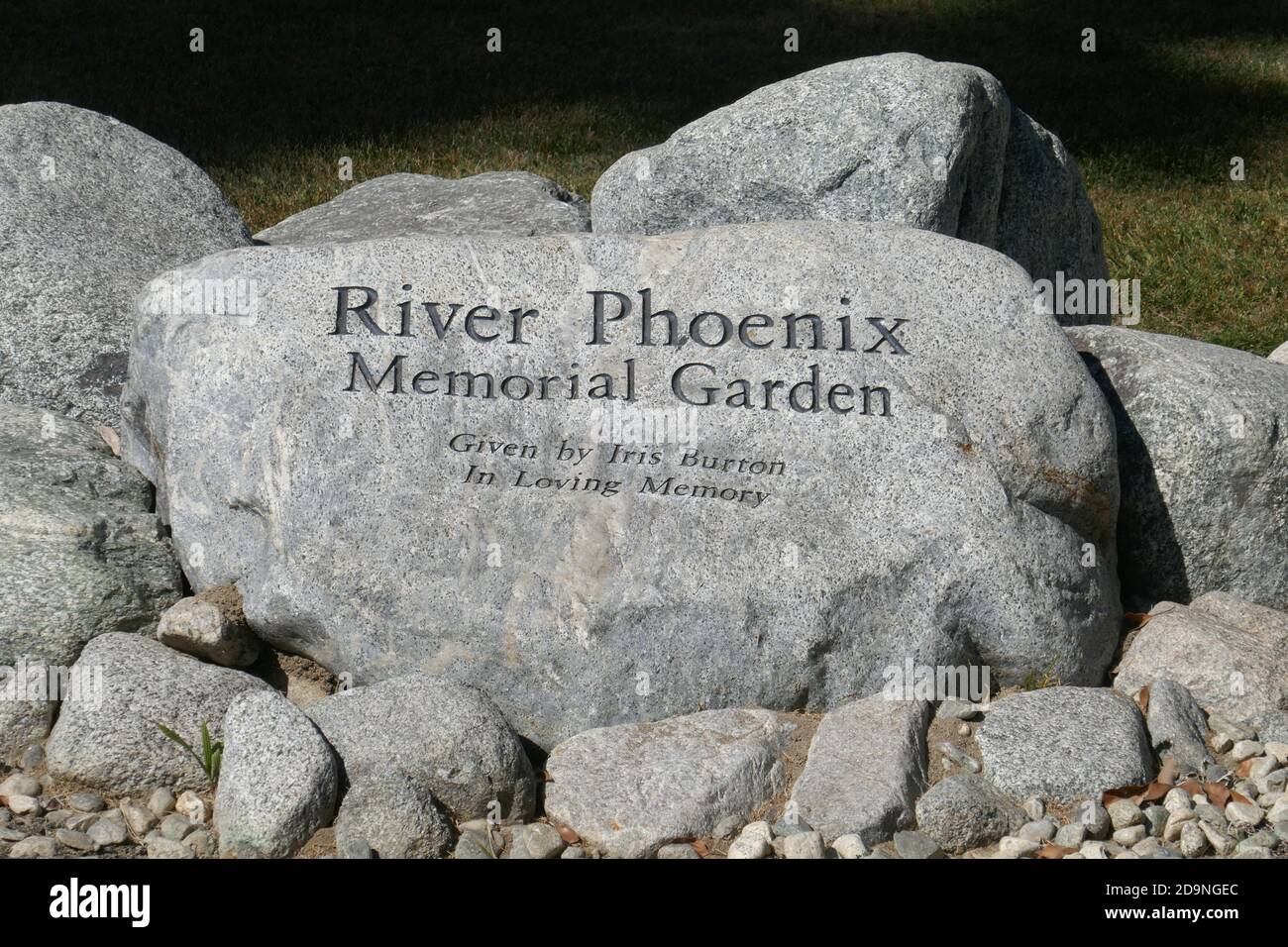 Arcadia, California, USA 4th November 2020 A general view of atmosphere of The River Phoenix Memorial Garden at The Methodist Hospital at 300 W. Huntington Drive on November 4, 2020 in Arcadia, California, USA. Photo by Barry King/Alamy Stock Photo Stock Photo