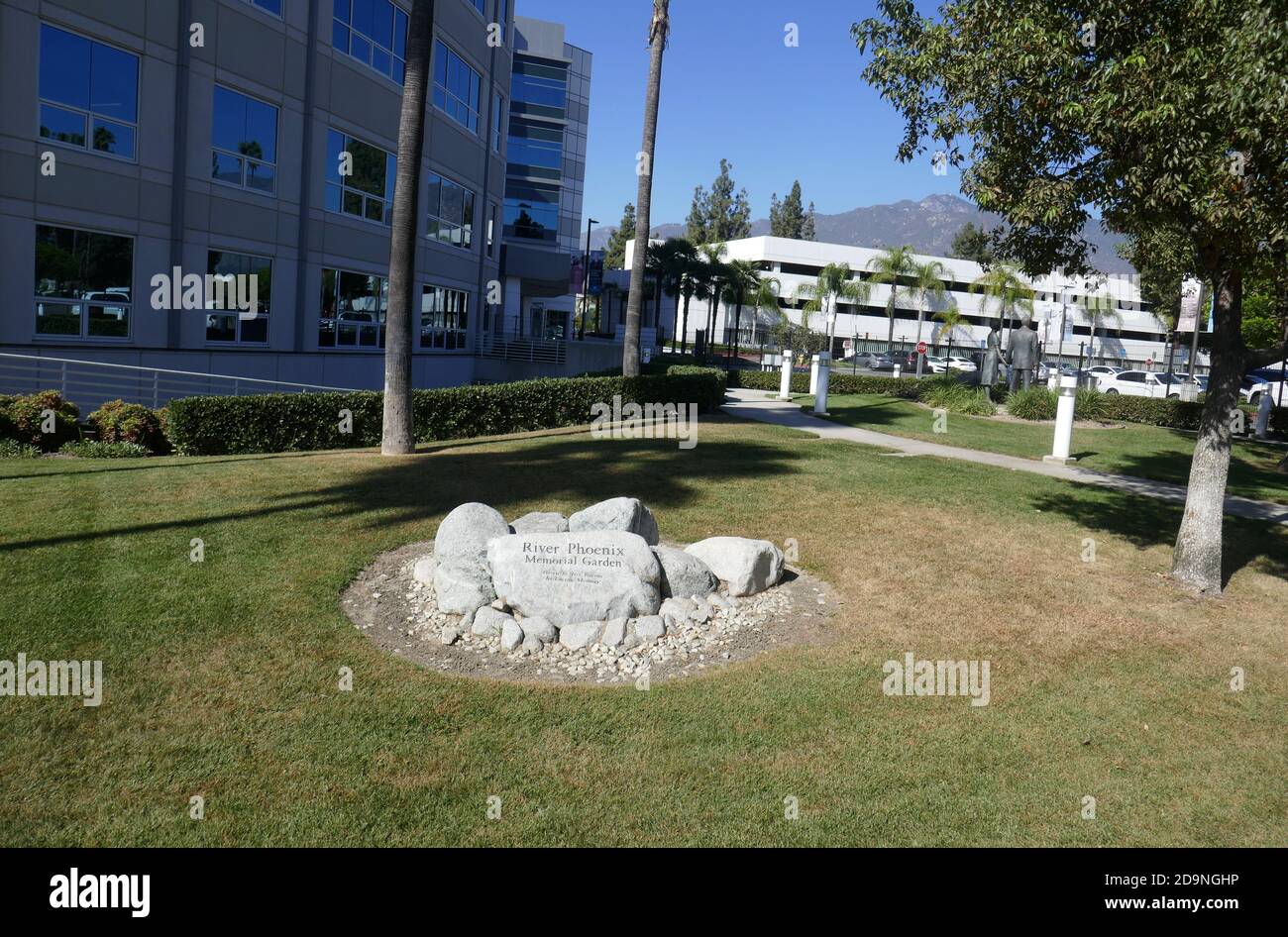 Arcadia, California, USA 4th November 2020 A general view of atmosphere of The River Phoenix Memorial Garden at The Methodist Hospital at 300 W. Huntington Drive on November 4, 2020 in Arcadia, California, USA. Photo by Barry King/Alamy Stock Photo Stock Photo