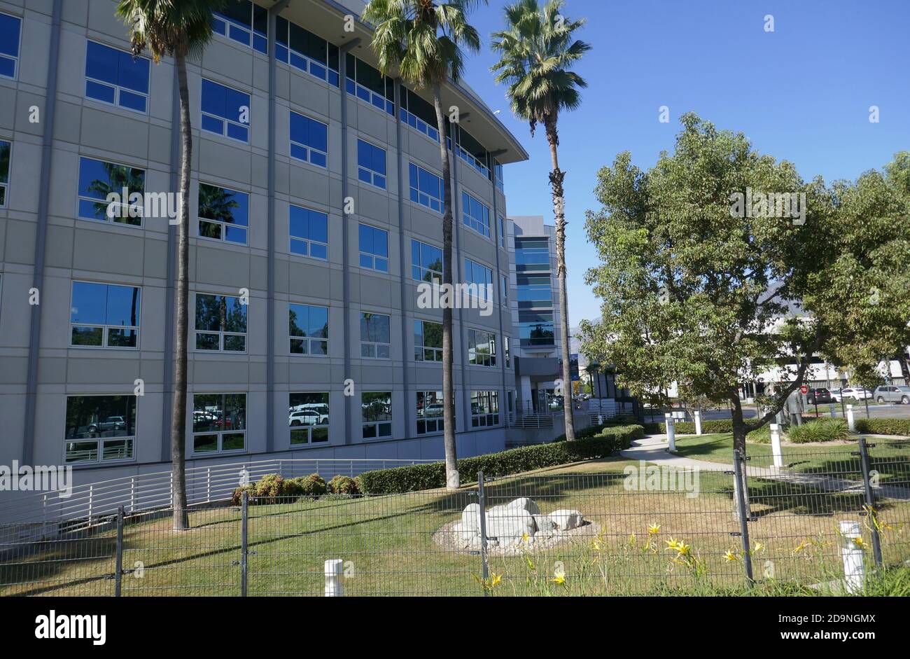 Arcadia, California, USA 4th November 2020 A general view of atmosphere of The River Phoenix Memorial Garden at The Methodist Hospital at 300 W. Huntington Drive on November 4, 2020 in Arcadia, California, USA. Photo by Barry King/Alamy Stock Photo Stock Photo