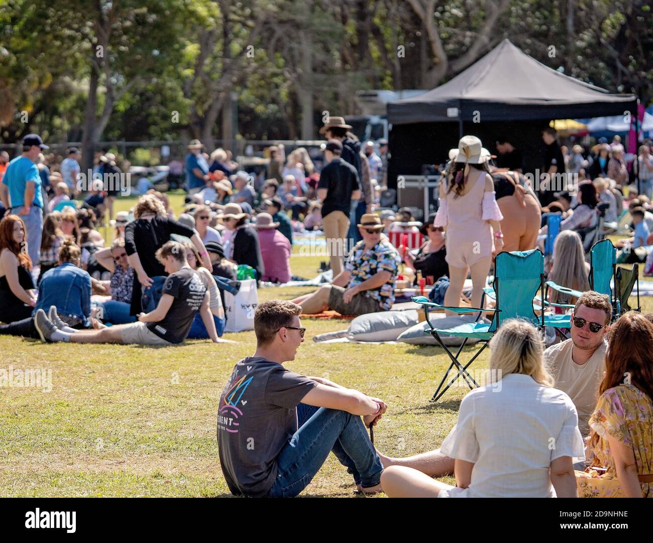 Mackay, Queensland, Australia 20th July 2019 Crowd of people at