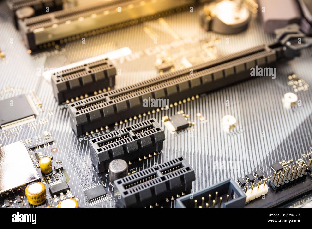 Modern motherboard pcb black hires stock photography and images Alamy