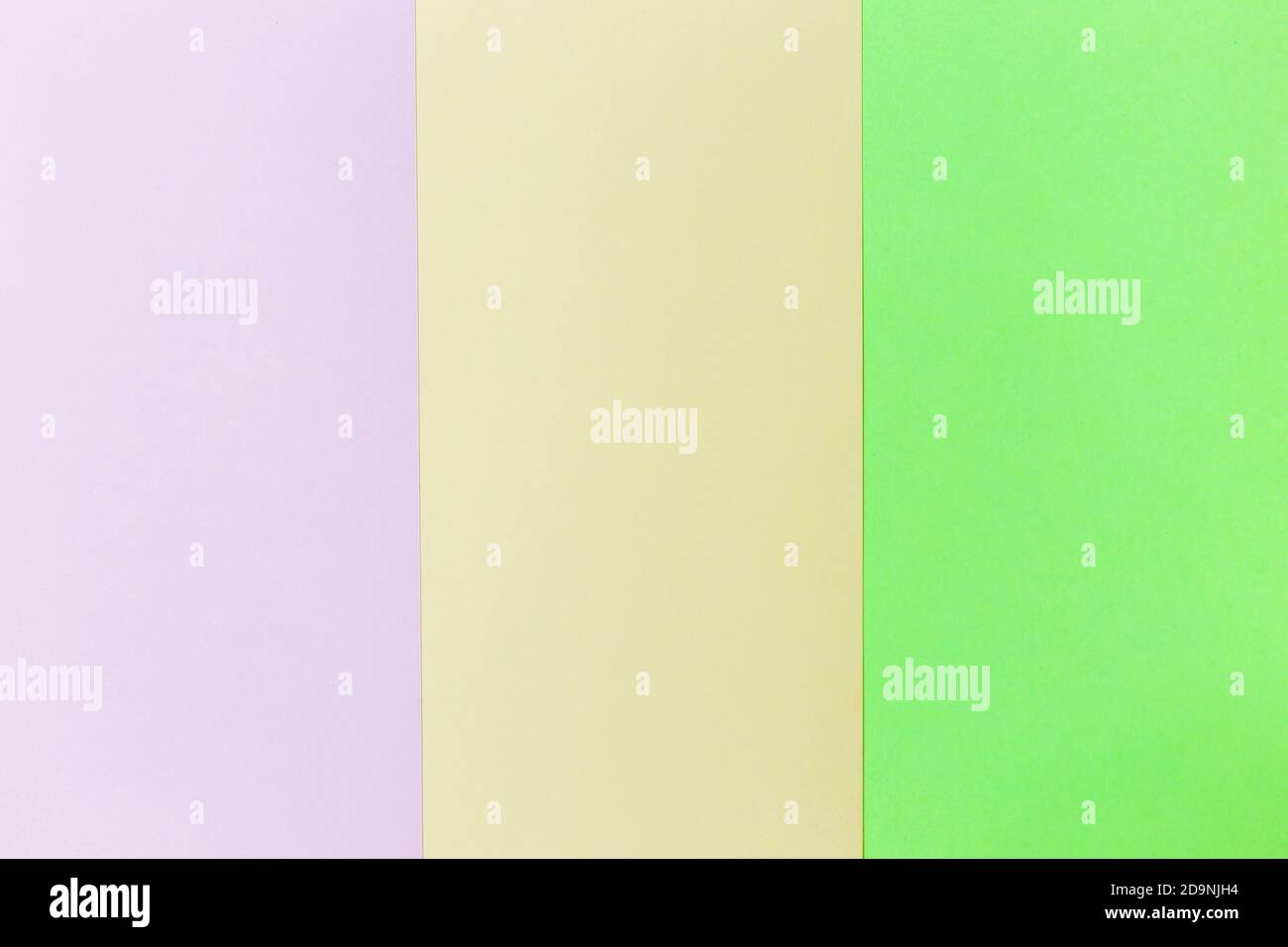 Pastel papers color background is nested backdrop flat lay. green, pink, orange Stock Photo