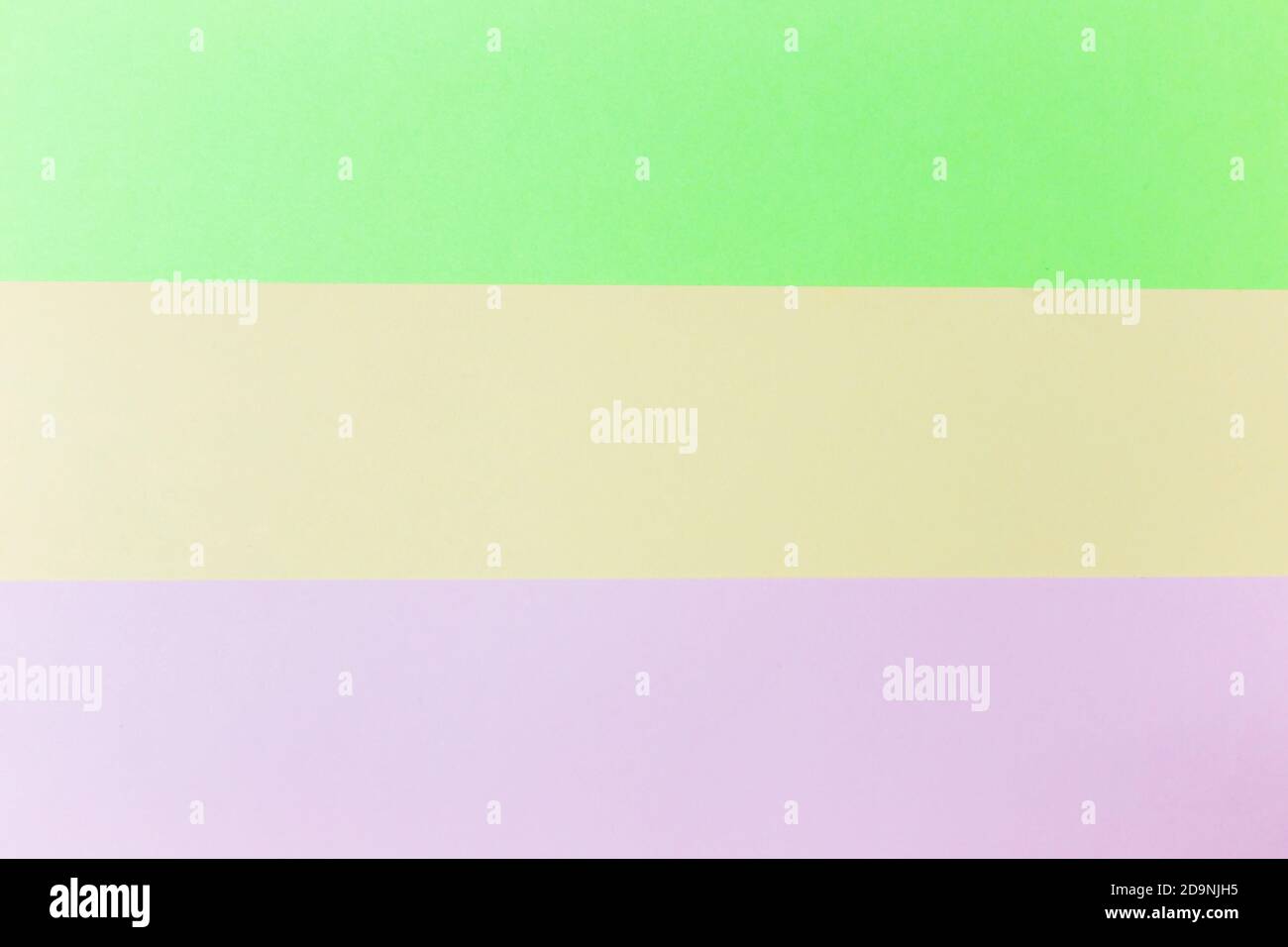 Pastel papers color background is nested backdrop flat lay. green, pink, orange Stock Photo