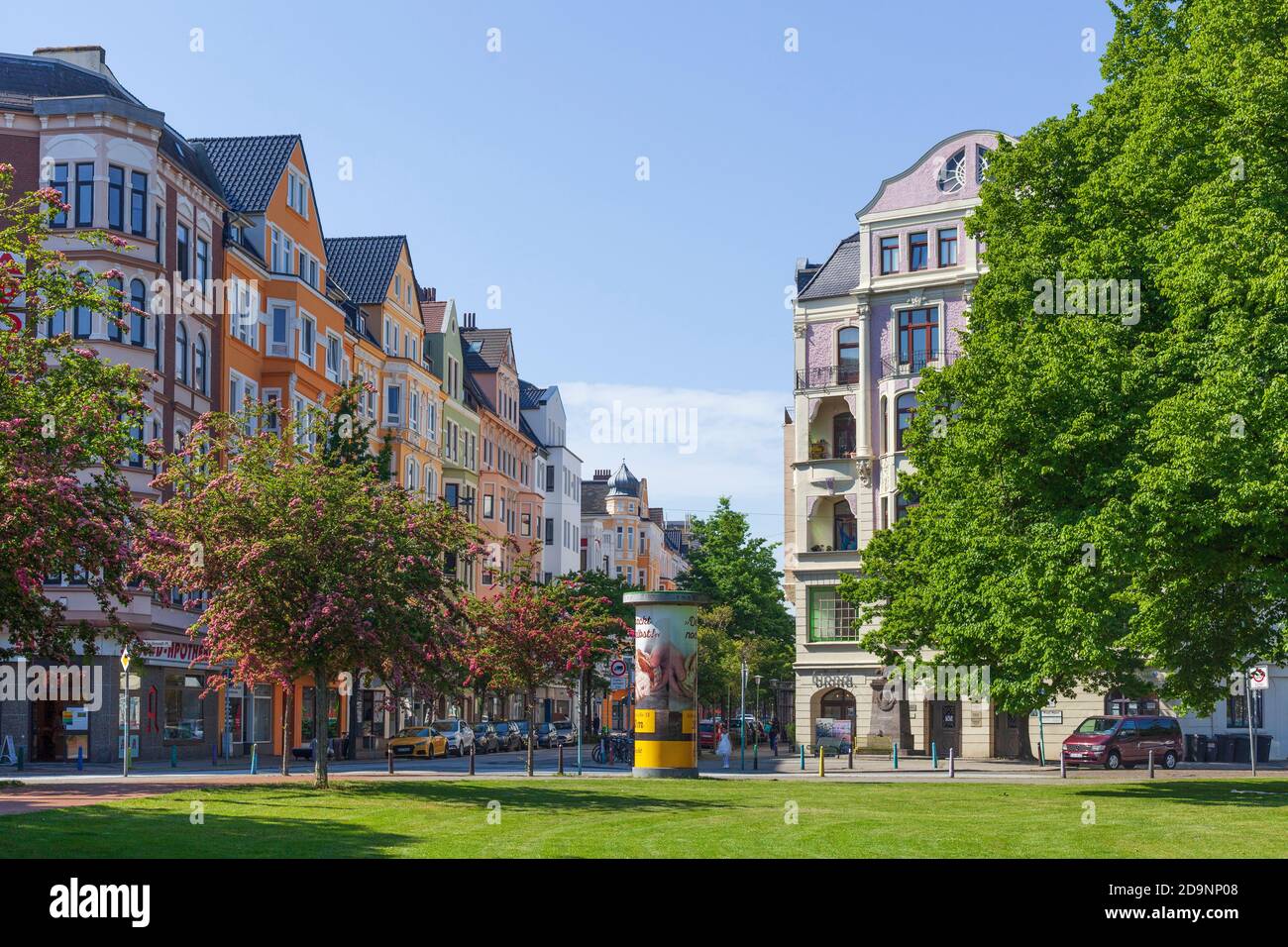 Multi storey old residential buildings, Bürgermeister Smidt Strasse