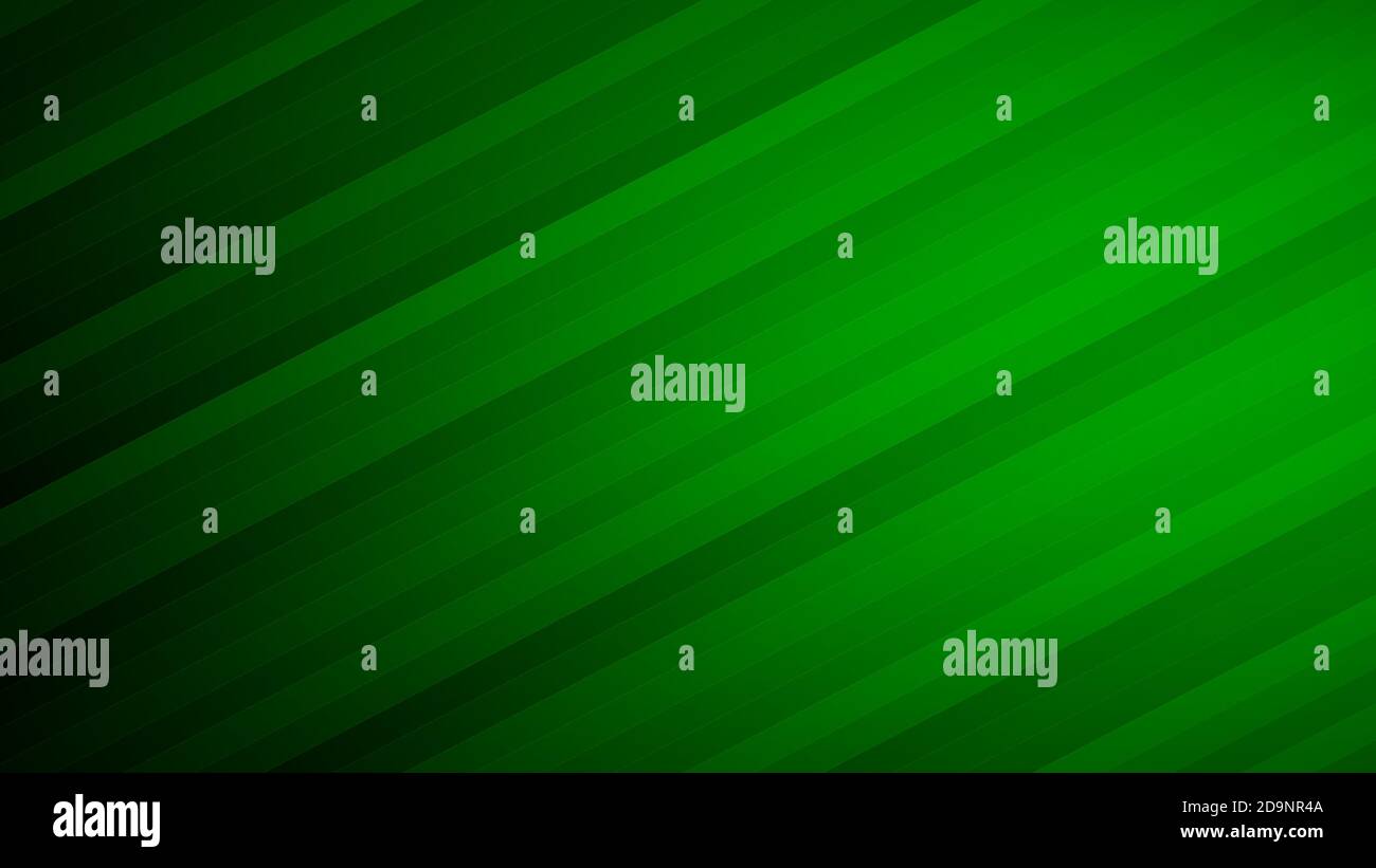 Abstract background of gradient stripes in green colors Stock Vector