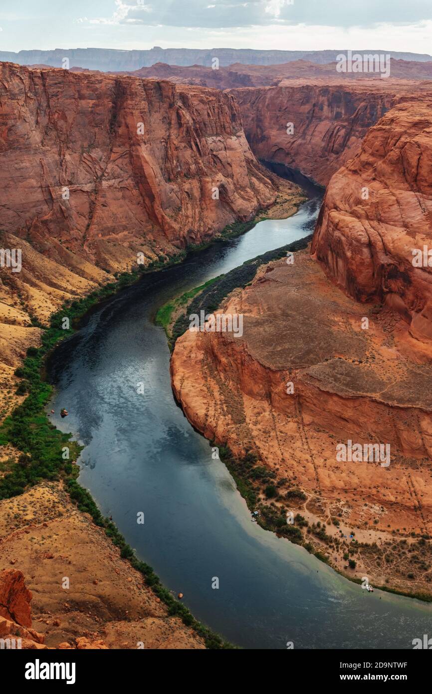 Horseshoe Bend park in Arizona Stock Photo Alamy
