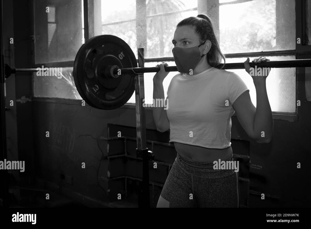 Young gym Black and White Stock Photos & Images - Alamy