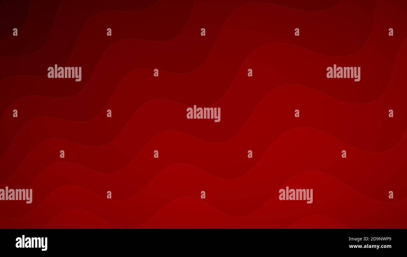 Abstract background of wavy lines in shades of red Stock Vector Image ...