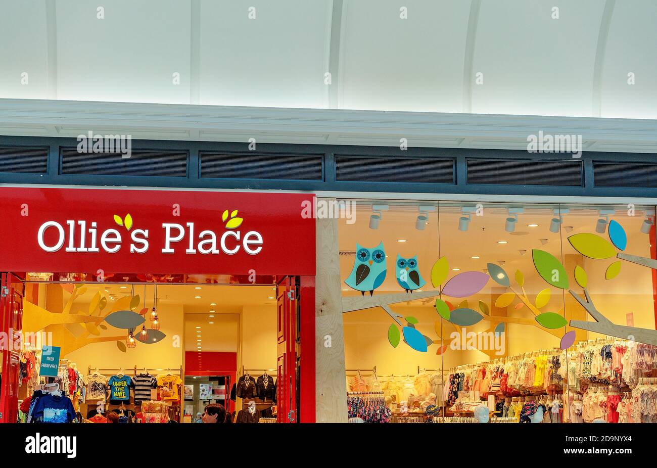 Brisbane, Queensland, Australia 24th September 2019 Ollies Place childrens clothing store at