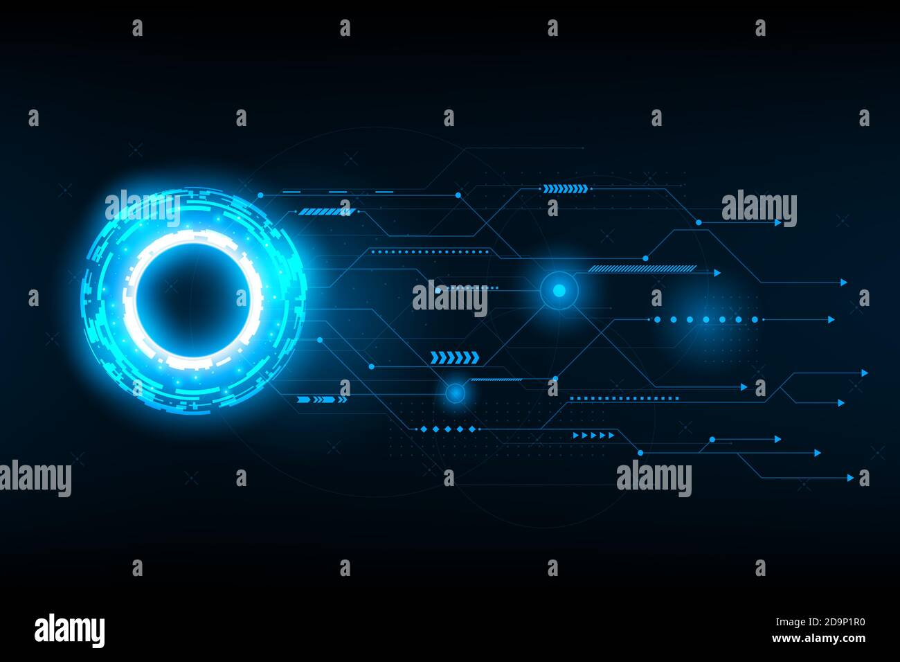 Abstract futuristic circuit.connection line circuit.vector and ...