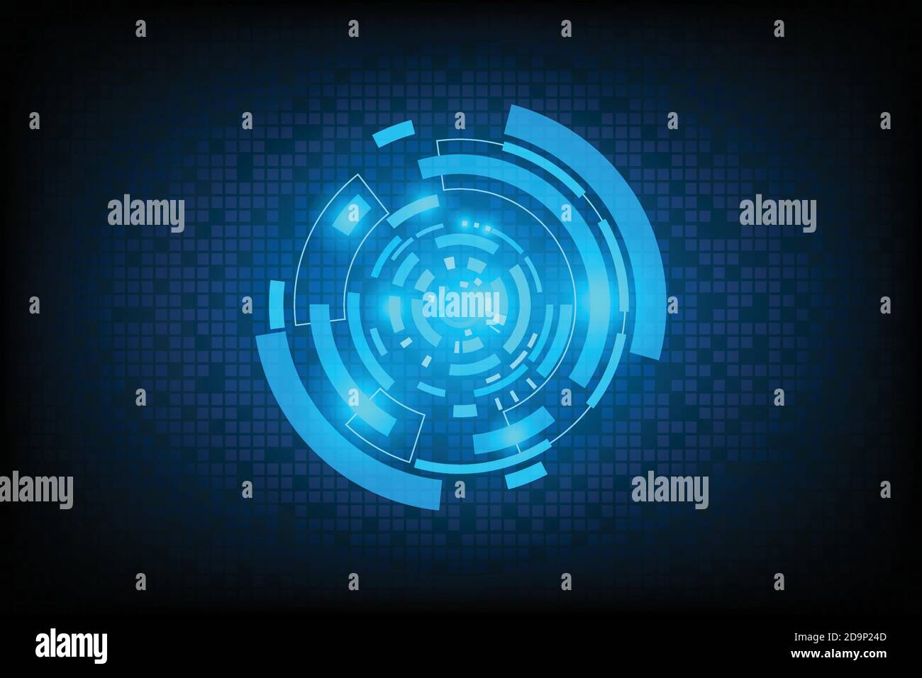 Futuristic abstract background .Future theme concept background.Data dashboard,Graph,Panel digital concept.vector and illustration Stock Vector