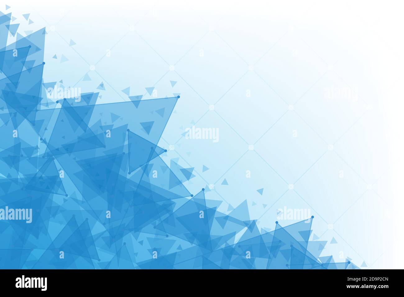 futuristic connection poly background vector and illustration Stock Vector