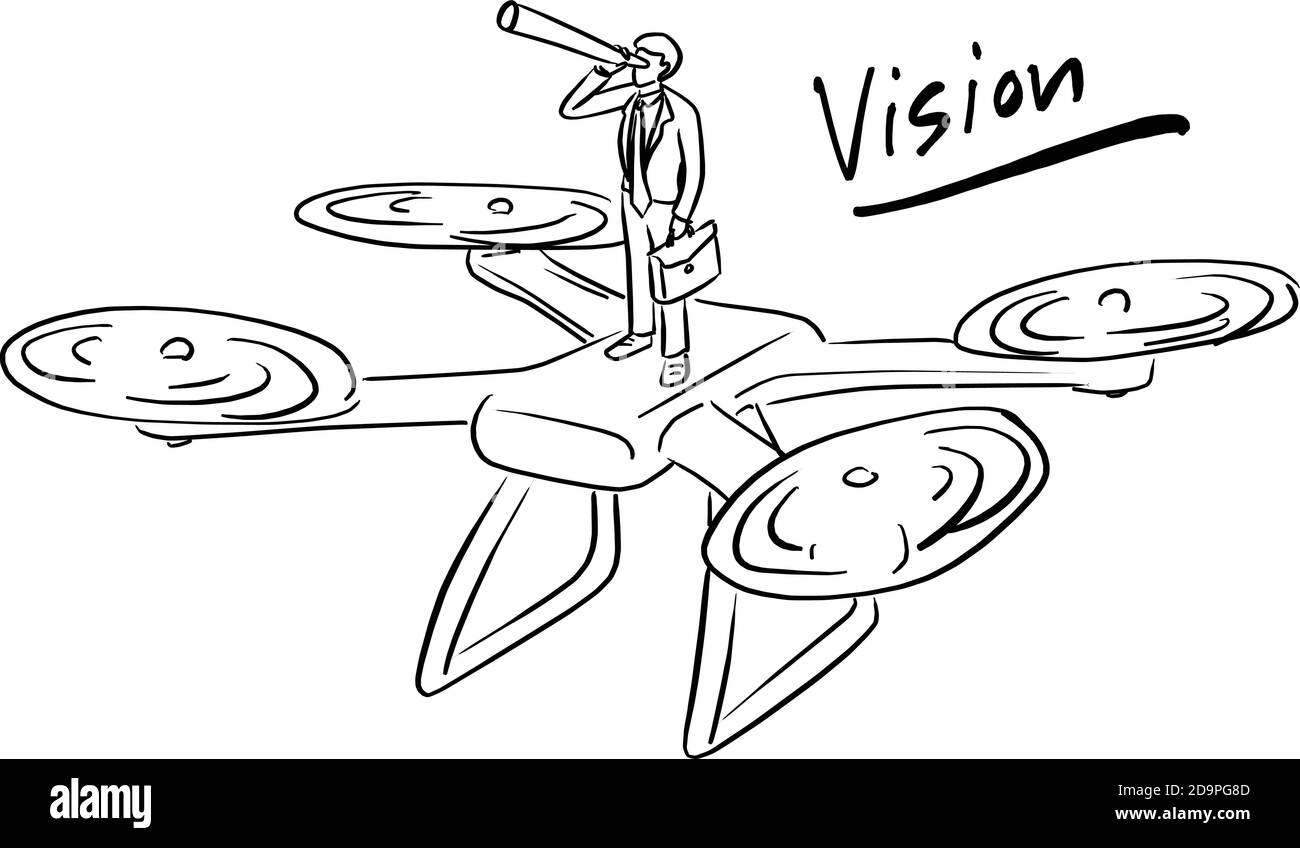 Drone vision Black and White Stock Photos & Images - Alamy
