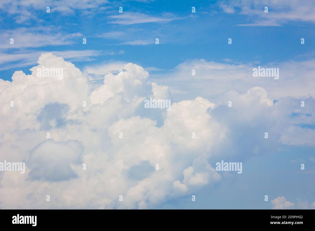blue sky with a lot of clouds Stock Photo - Alamy