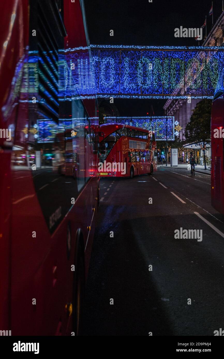 Oxford street christmas lights hires stock photography and images Alamy