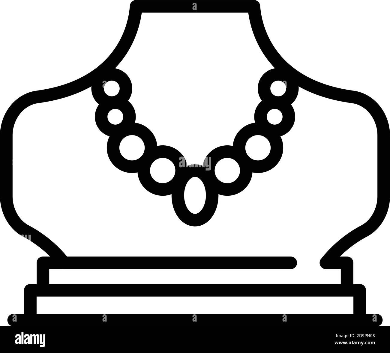 Auction jewelry icon. Outline auction jewelry vector icon for web ...