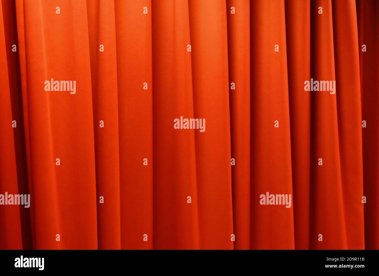 red curtain on stage background and texture Stock Photo