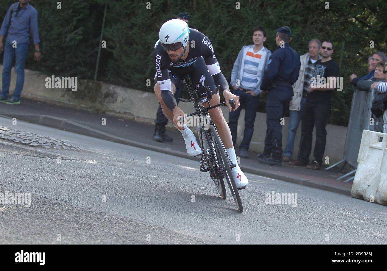 BOONEN Tom of Etixx - Quick Step during the Paris - Nice Cycling 2015 Prologue - Maurepas › Maurepas   on March 08 2015 in Maurepas,France- Photo Laurent Lairys/ DPPI Stock Photo