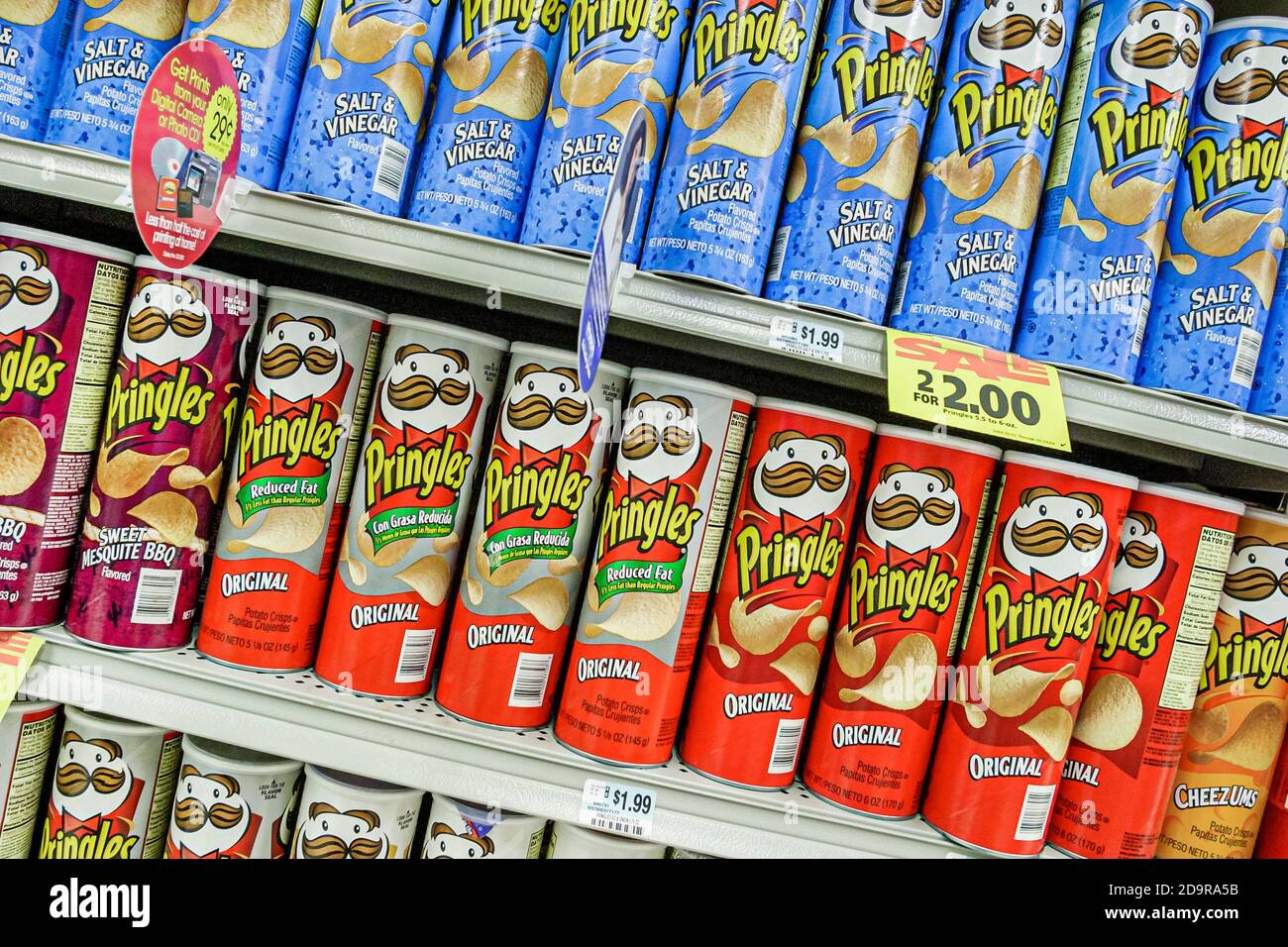 Miami Beach,Florida CVS Pharmacy,Pringle's Potato Chip Chips container