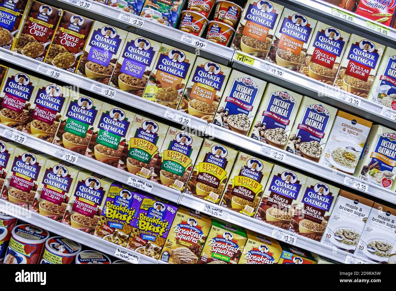 Florida Miami Beach Publix Grocery Store groceries supermarket, packaging boxes shelf shelves