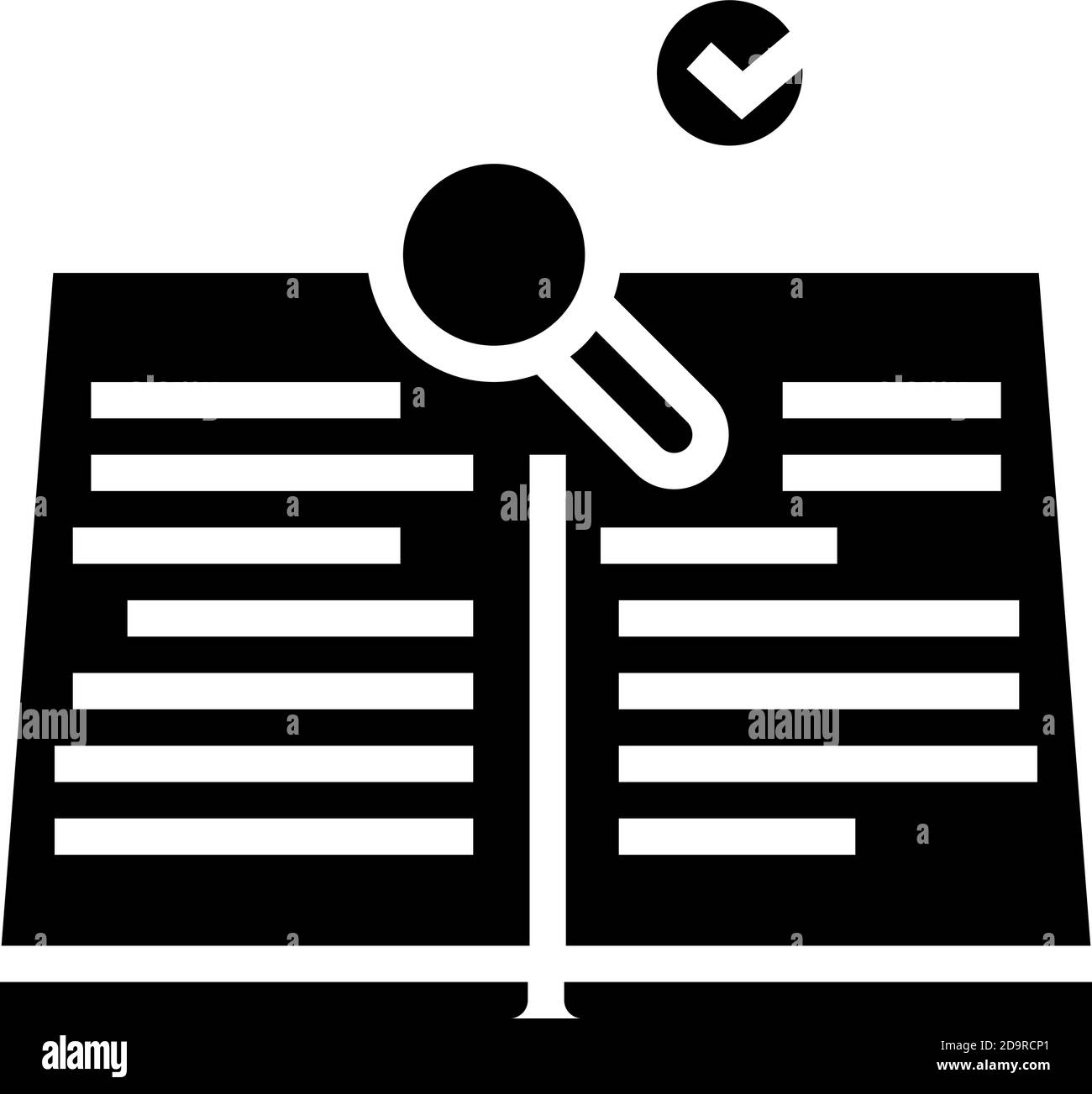 refresh knowledge glyph icon vector illustration sign Stock Vector ...