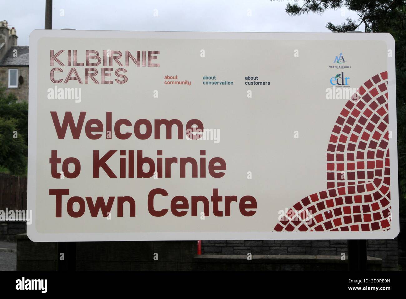 Kilbirnie North Ayrshire, Scotland, UK Street Improvements Stock Photo