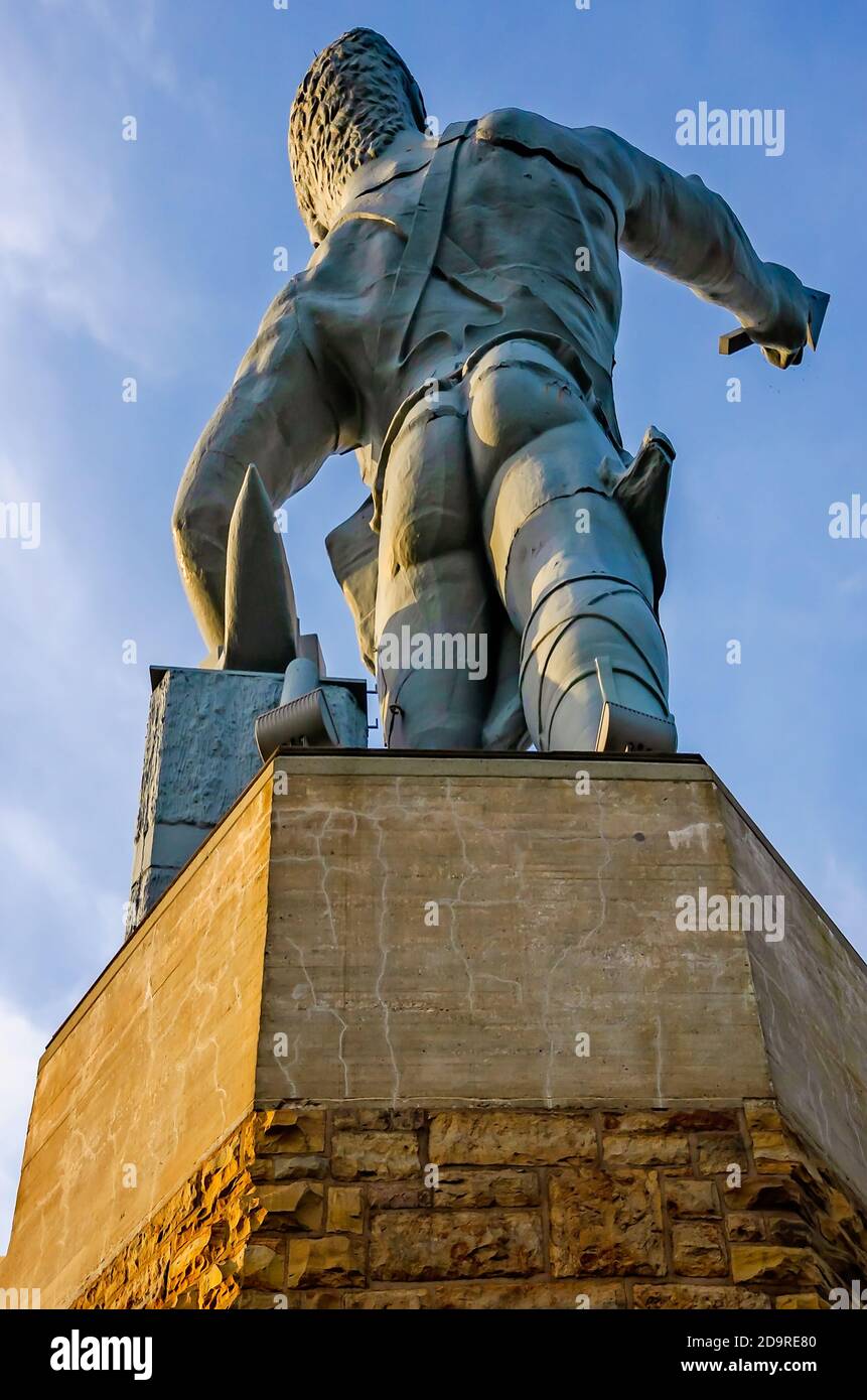 The Vulcan statue is pictured in Vulcan Park, July 19, 2015, in