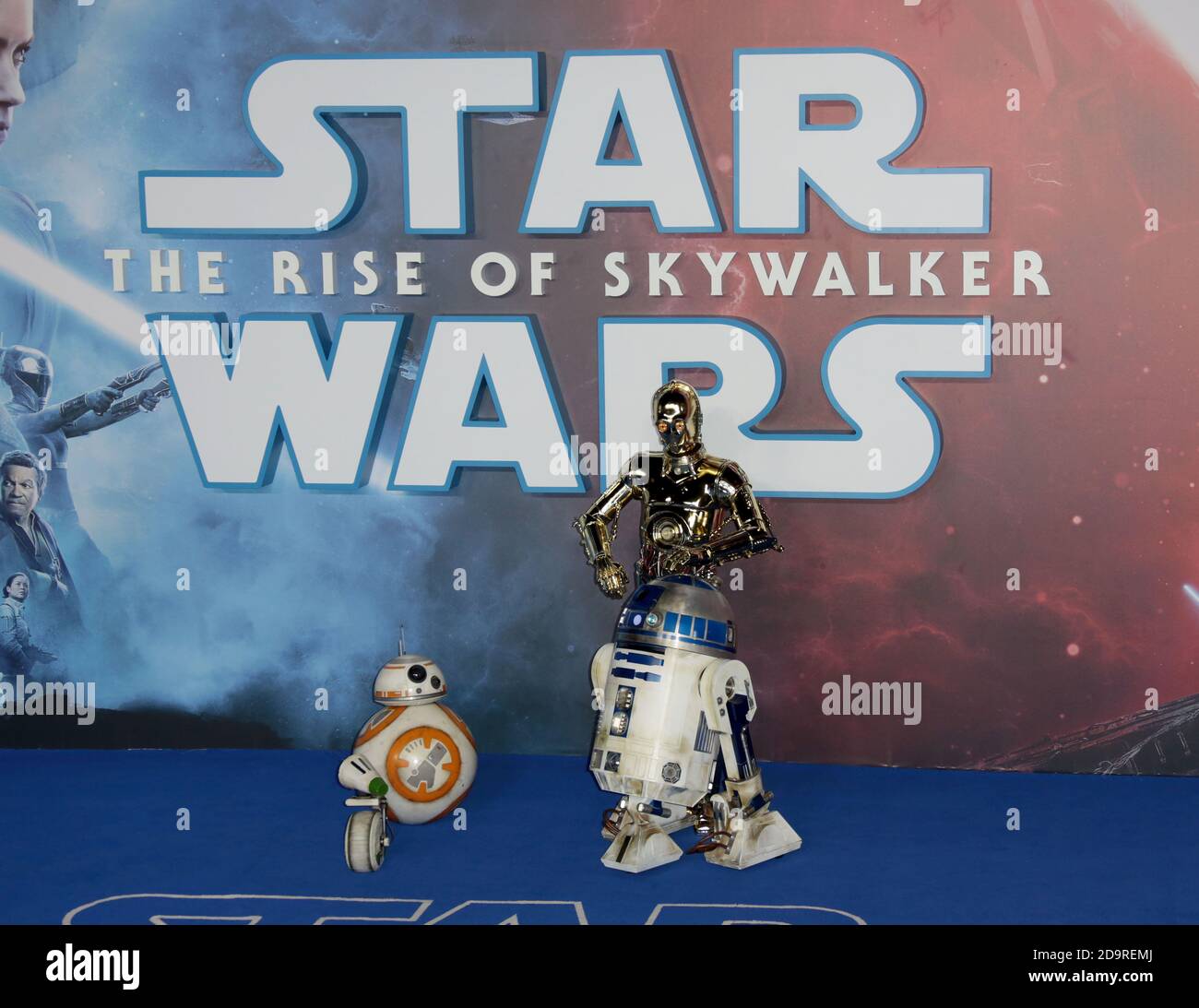 Dec 18, 2019 - London, England, UK - Star Wars: The Rise of Skywalker UK Premiere, Cineworld, Leicester Square - Red Carpet Arrivals Photo Shows: R2-D Stock Photo