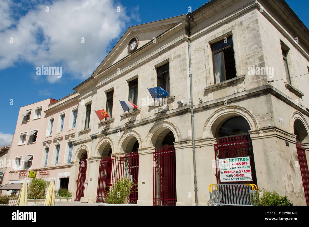 The Mairie in Nontron, Dordogne. Stock Photo