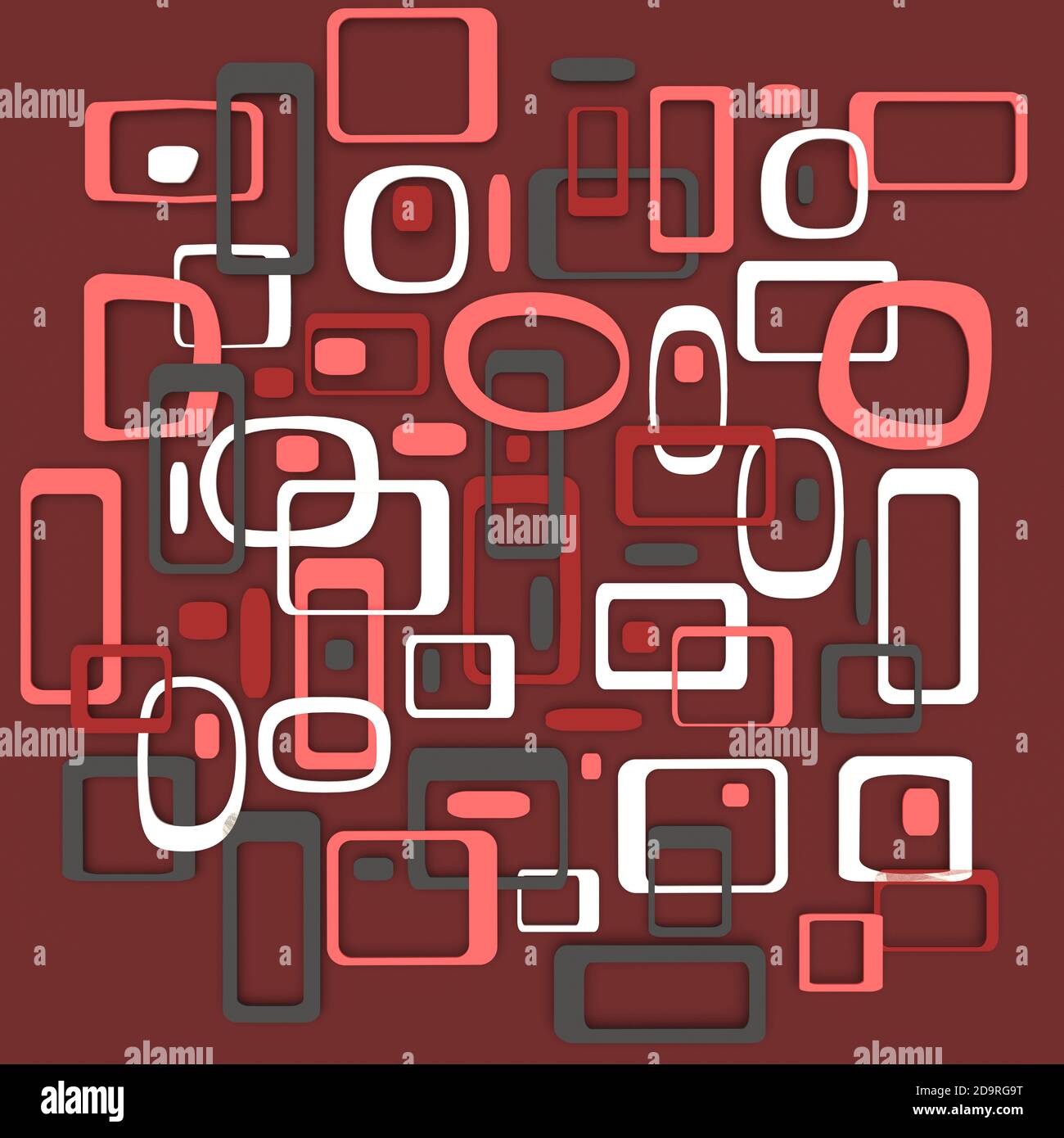 60s background vintage geometric pop design wallpaper Stock Photo Alamy