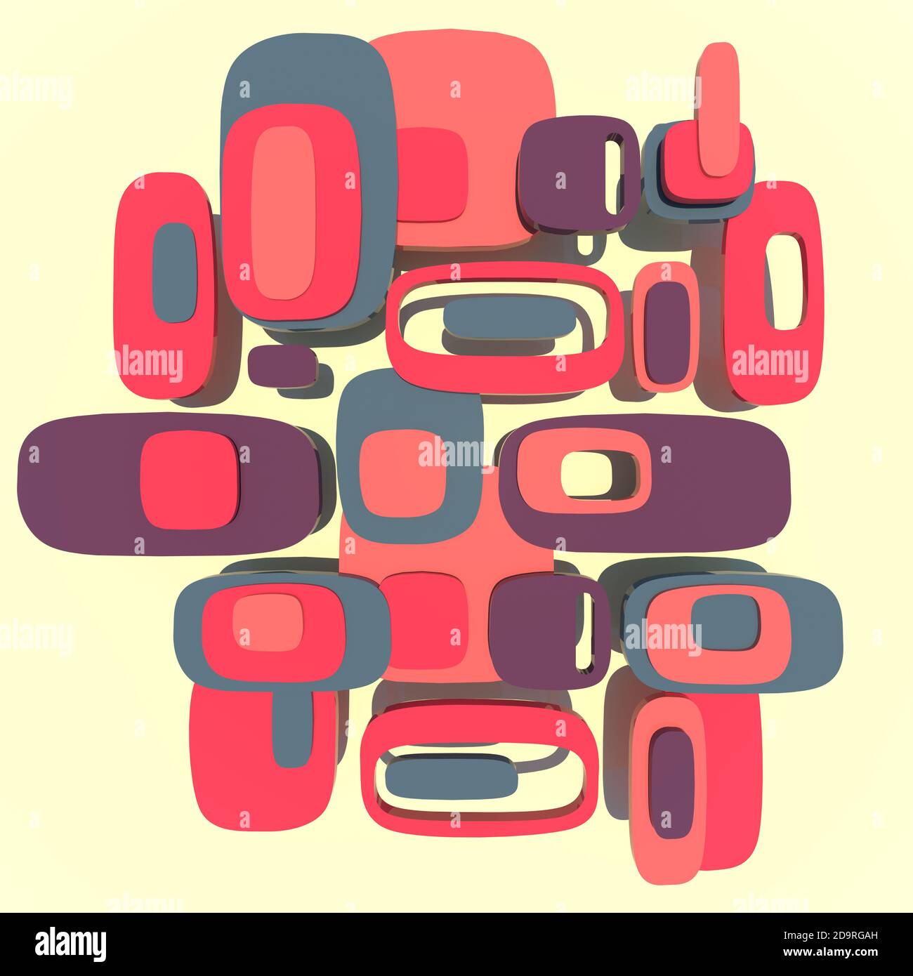 60s background vintage geometric pop design wallpaper Stock Photo Alamy