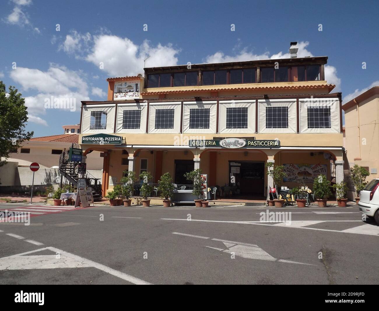 Sardaigne, ville de San Teodoro Stock Photo