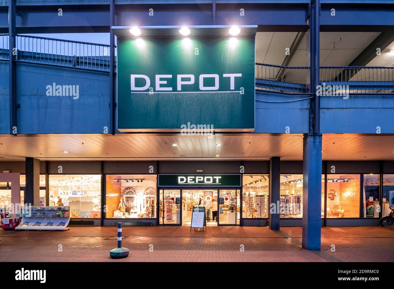 Depot branch in Cuxhaven, Germany. Stock Photo