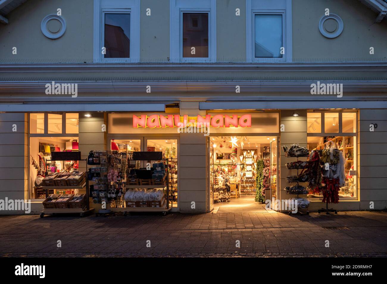 Nanu-Nana gift shop in Cuxhaven, Germany. Stock Photo