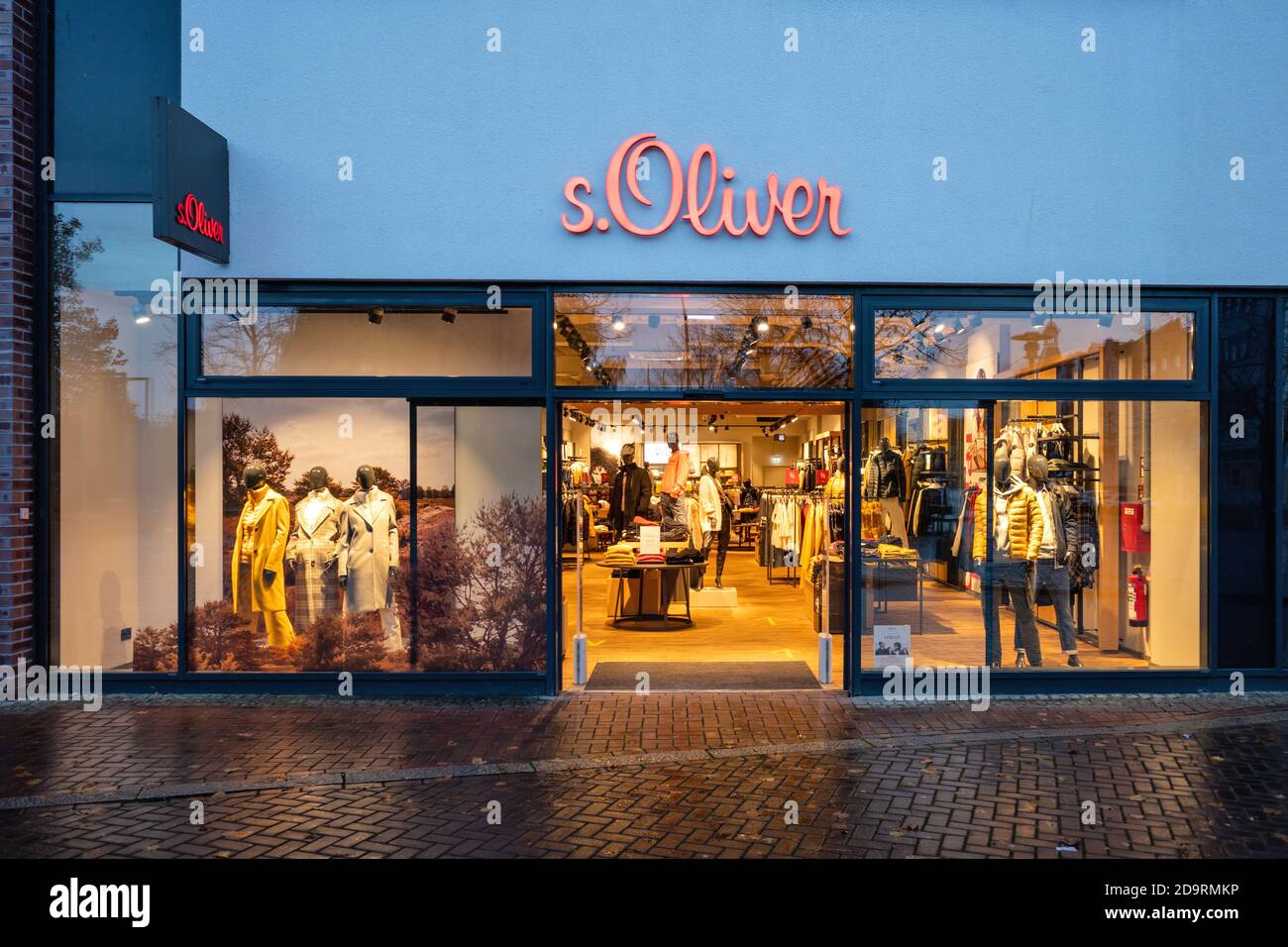 s.Oliver shop in Cuxhaven, Germany. Stock Photo