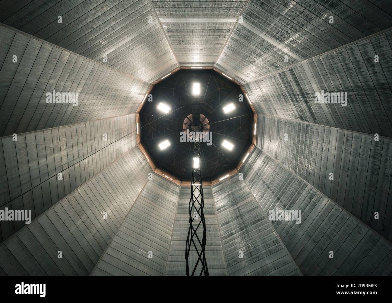 Ancient gasometer in Brescia in northern Italy Stock Photo - Alamy