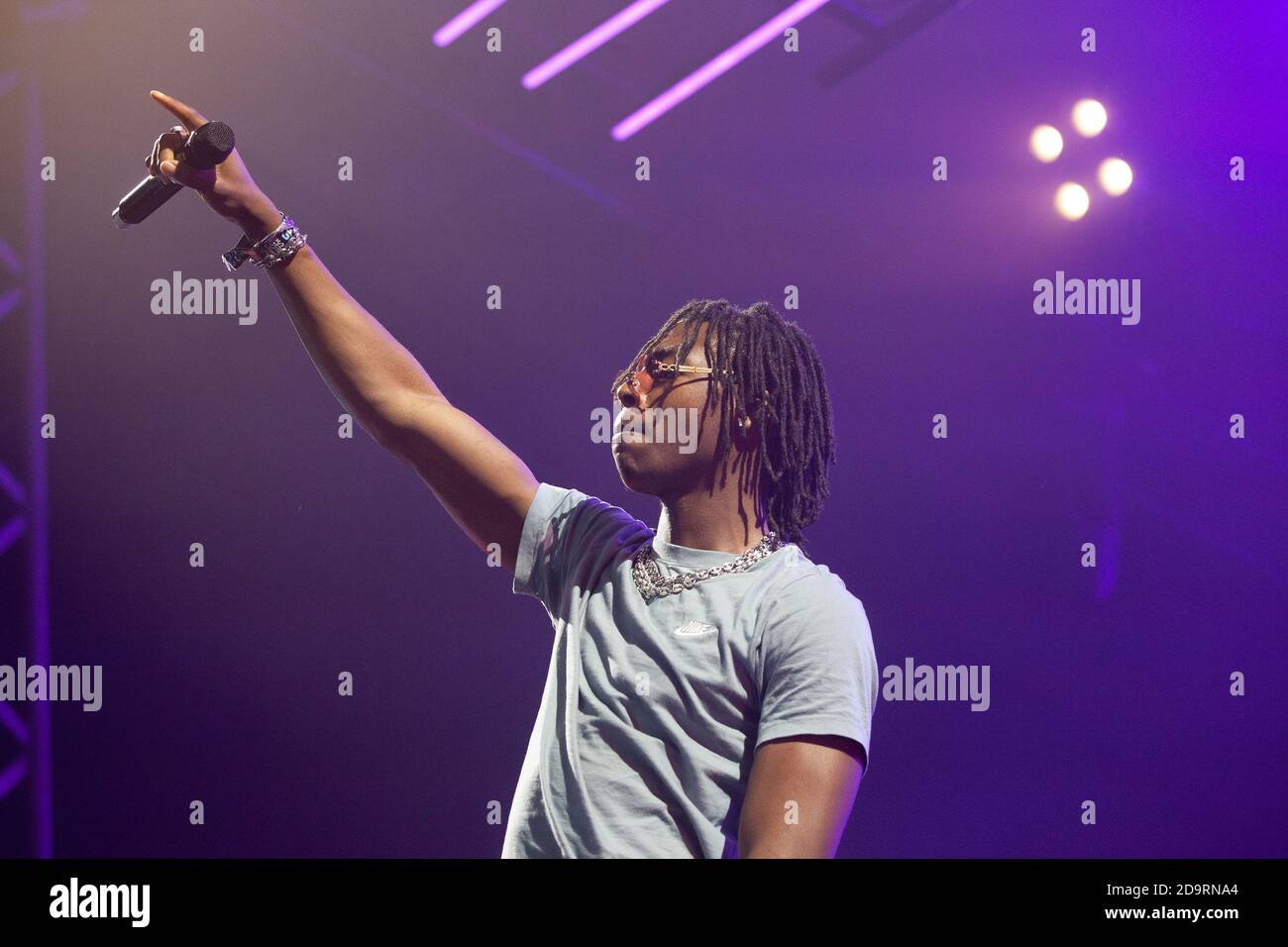 Paris, France 22th june 2020, Koba LaD, french singer, at the Solidays Festival, François Loock/Alamy Stock Photo