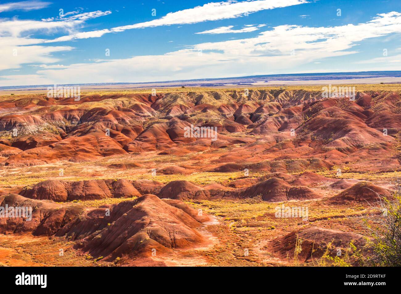 Geological Layers & Colors Of Arizona Painted Desert Stock Photo Alamy
