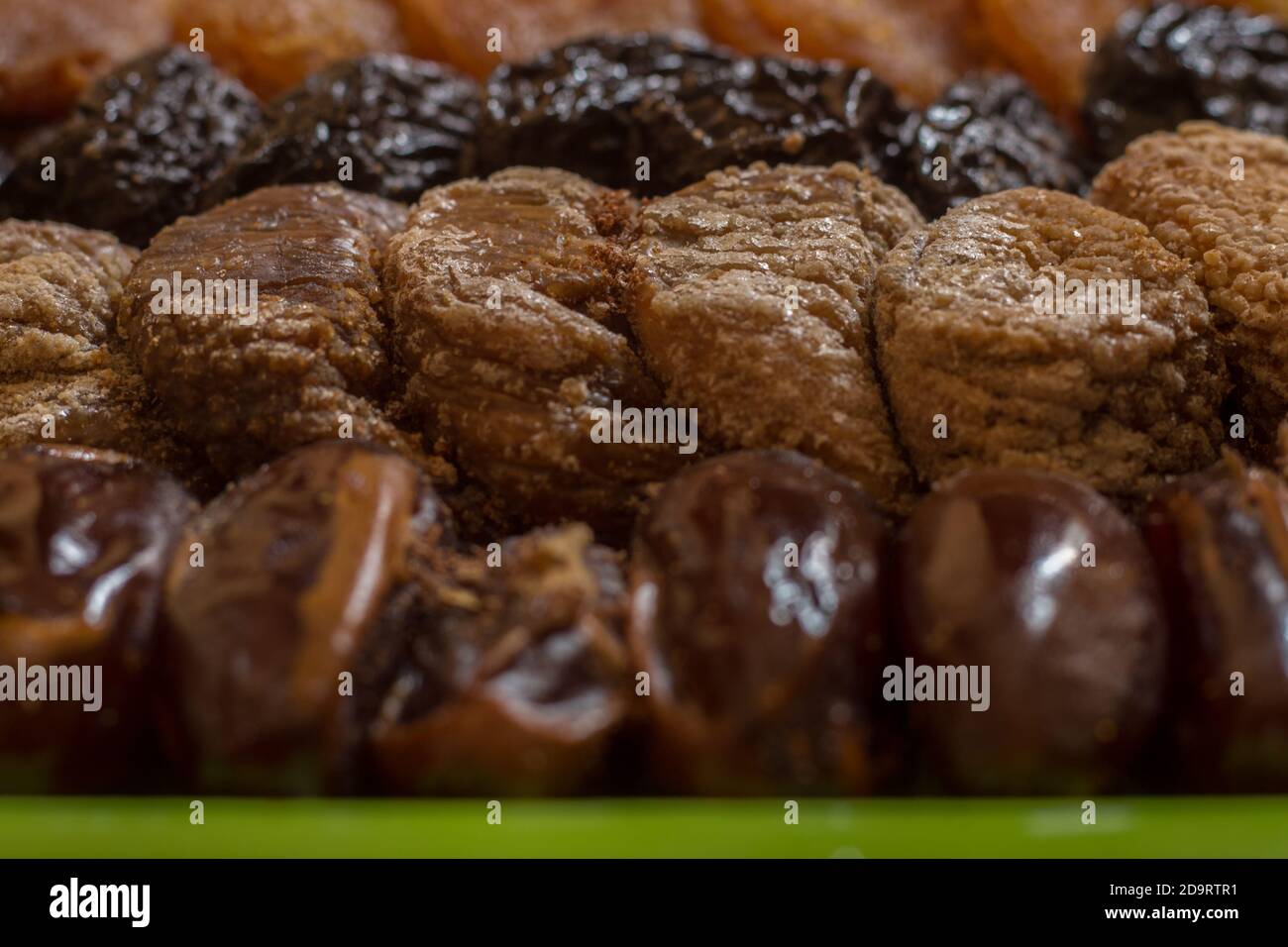 rotten dried fruit, apricot, fig,plums,dates Stock Photo Alamy