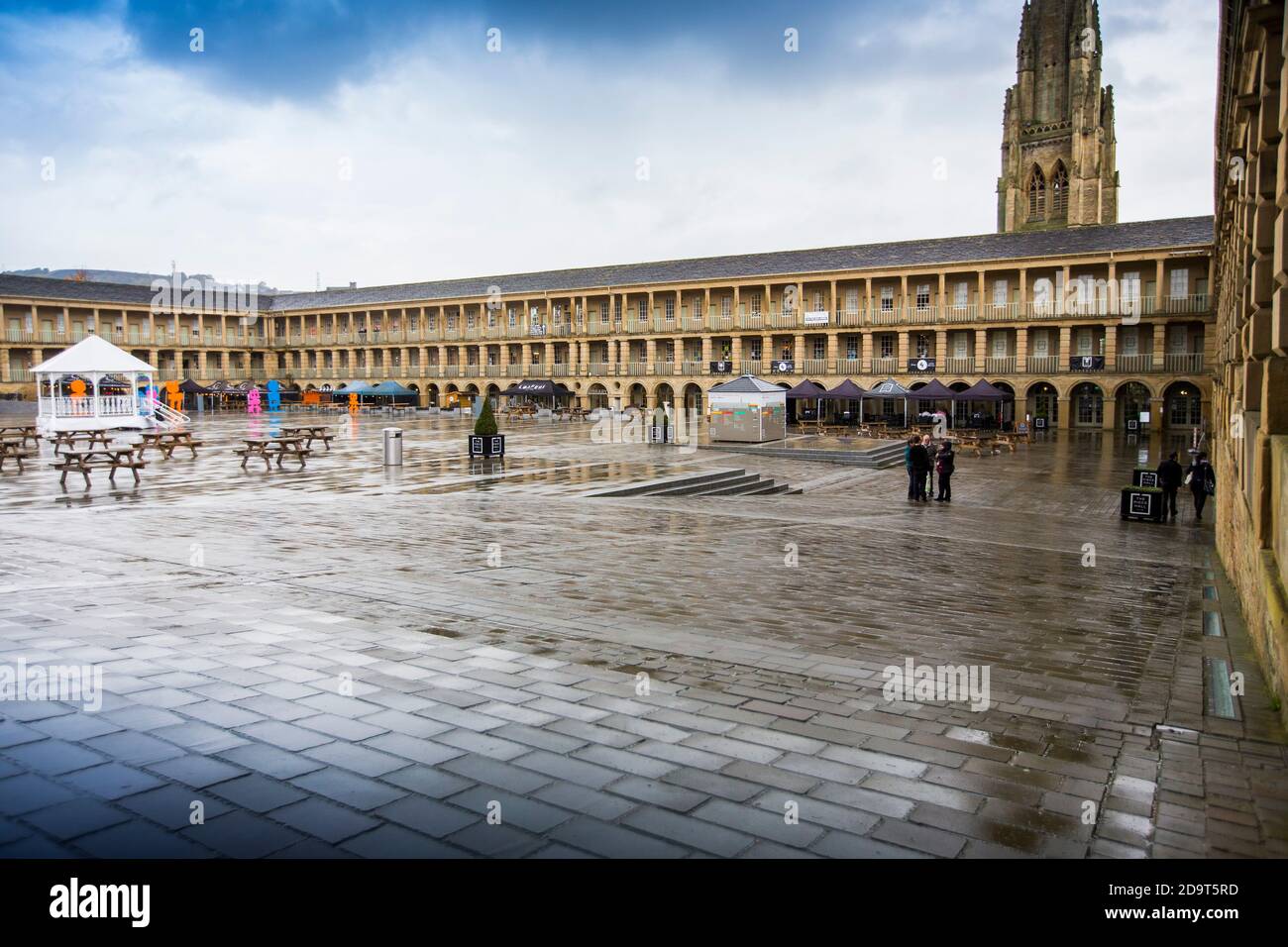 The Piece Hall, Halifax, West Yorkshire , UK Stock Photo Alamy