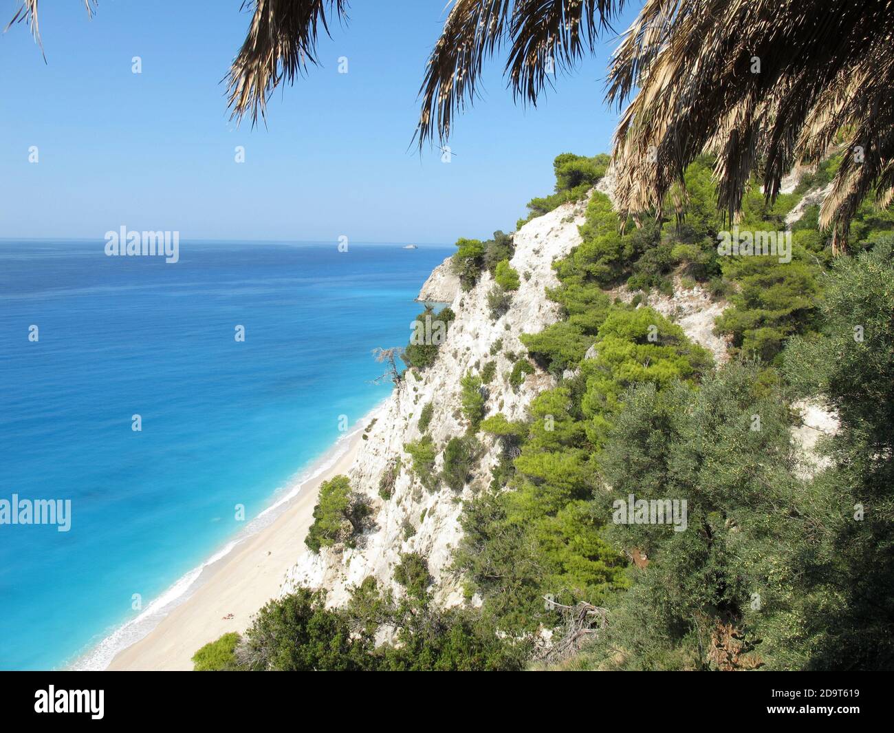 Egremni beach, Lefkada island, Greece Stock Photo