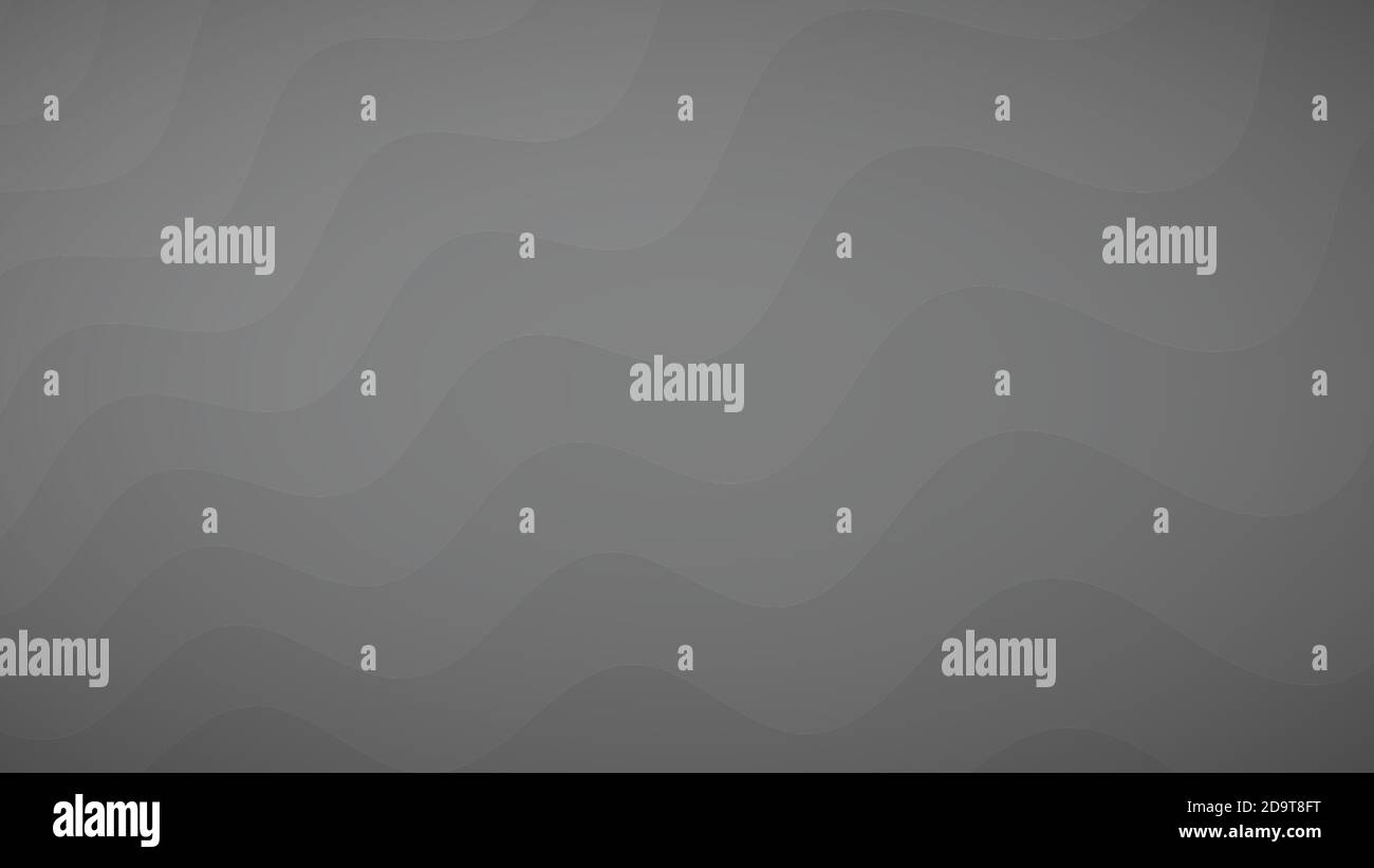 Abstract background of wavy lines in shades of gray Stock Vector Image ...