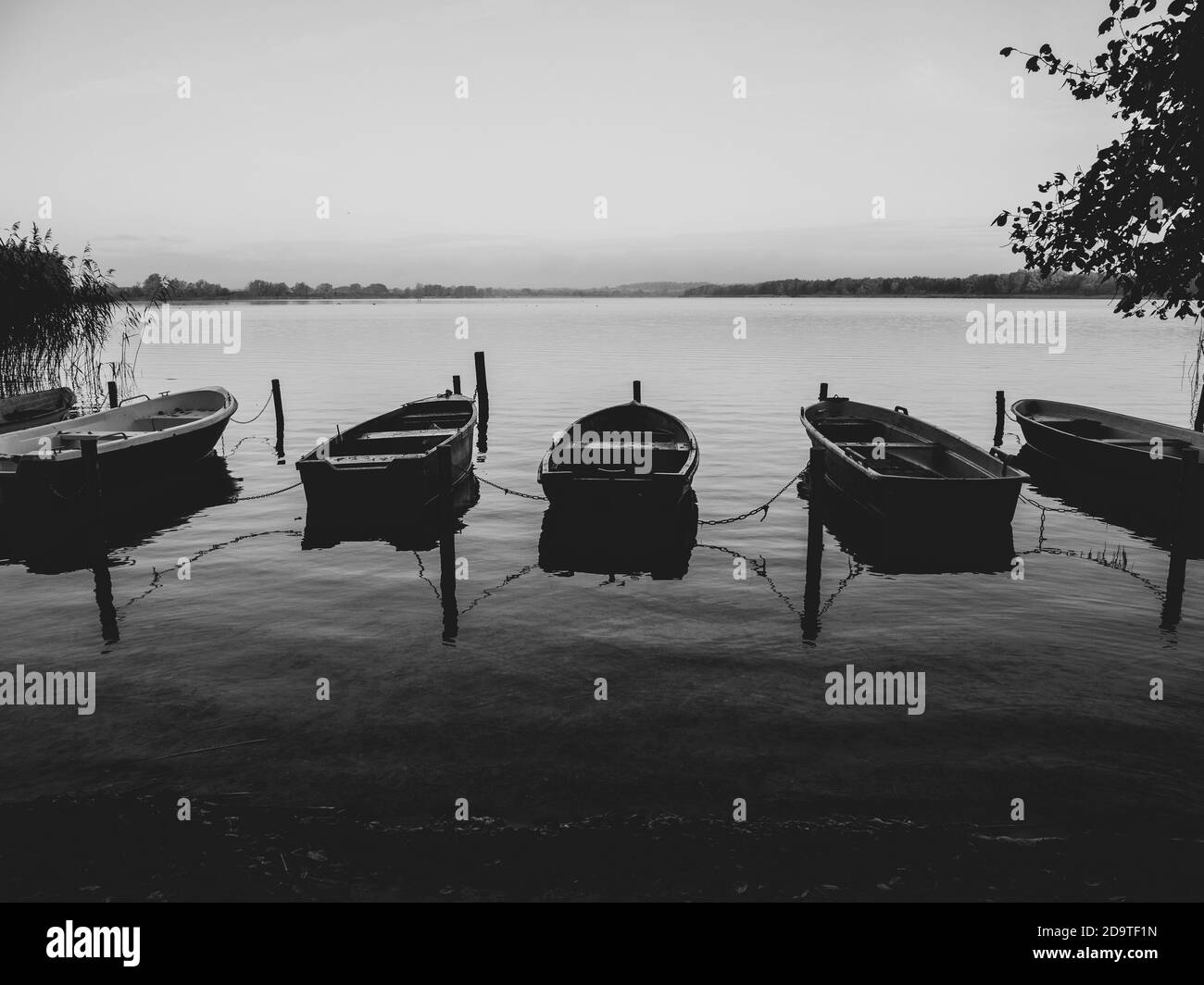 Large wooden fishing boats Black and White Stock Photos & Images - Alamy