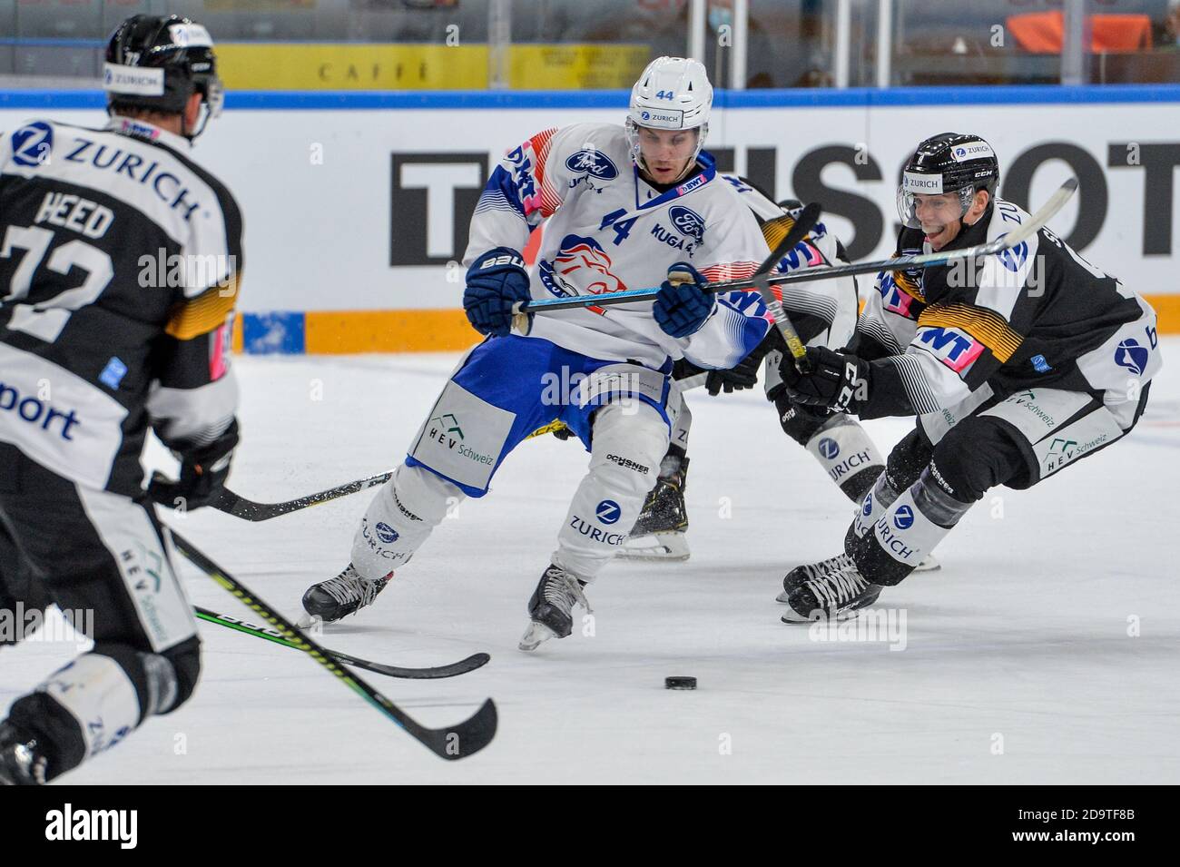 07.11.2020, Porza, Corner Arena, Cup: HC Lugano - ZSC Lions, #44 Pius Suter (ZSC Lions) (Switzerland/Germany/Austria/Croatia OUT) Stock Photo
