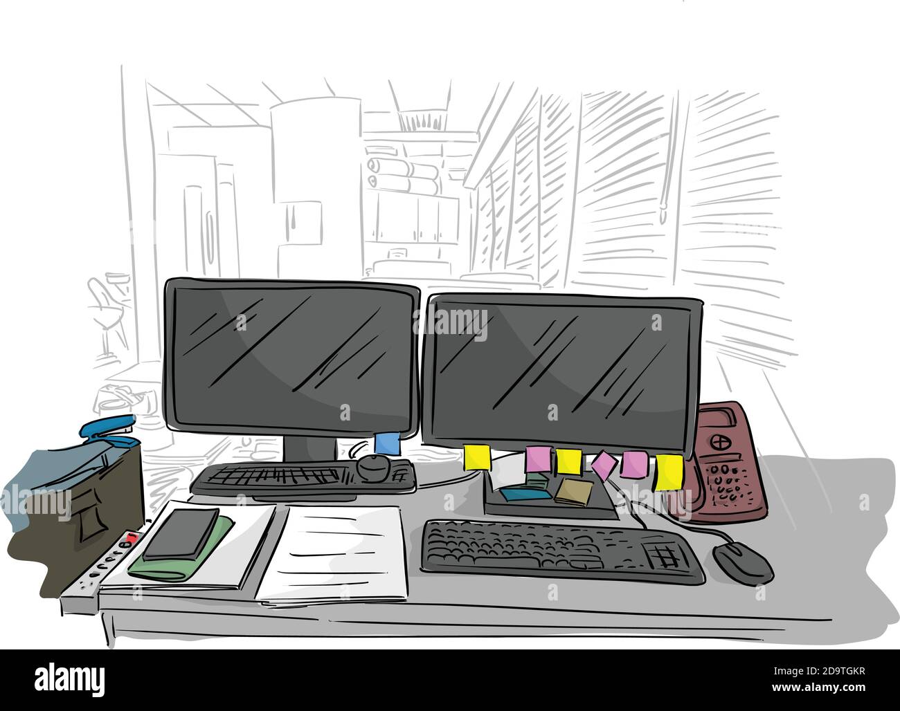 messy business office desk in the room vector illustration with black lines isolated on white background Stock Vector Image & Art - Alamy messy business office desk in the room vector illustration with black lines isolated on white background Stock Vector Image & Art - Alamy